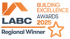 LABC Building Excellence Awards 2025 - Regional Winner Logo